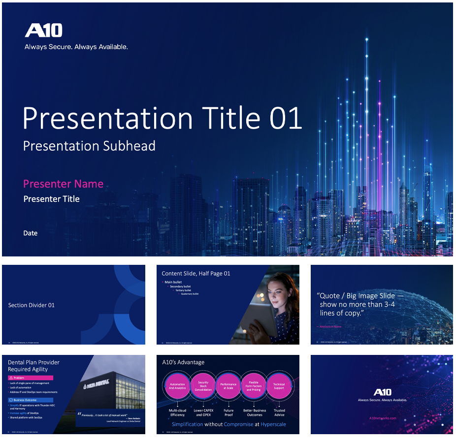 A10 Corporate Template - Microsoft PowerPoint Presentation